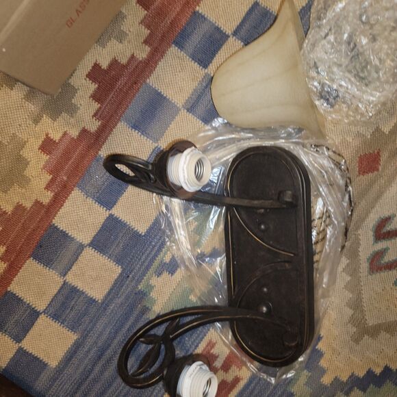 New Progress Lighting P2967-84 Le Jardin 2 Light Espresso Bath Vanity Light 2way - Picture 15 of 16